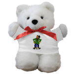 Scarecrow Watercolor Teddy Bear by NANCE